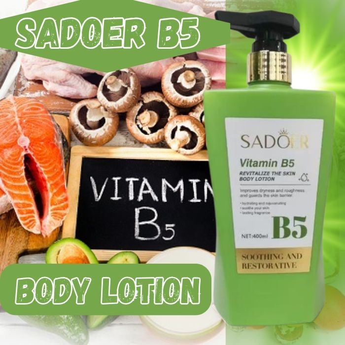 SADOER Vitamin B5 400ML Moisturizing Body Lotion